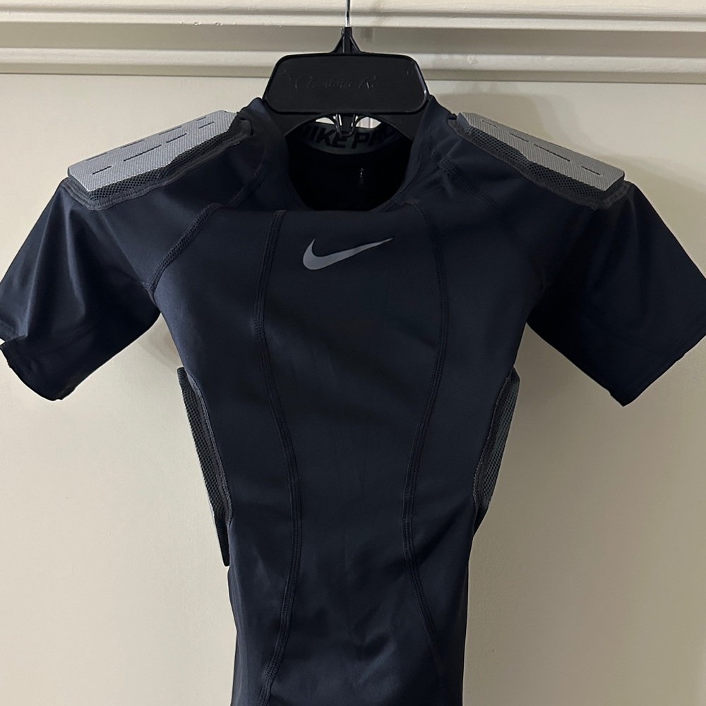 Nike Pro - Black/Gray Padded Shirt   Youth XL